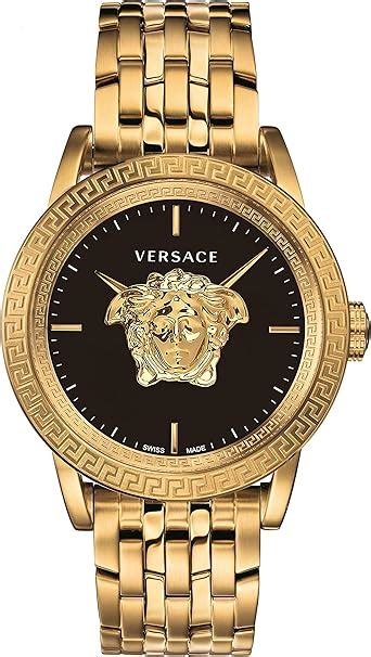 orologio cinturino pelle oro versace|Amazon.it: Versace Uomo: Orologi.